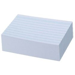 Abi-Karteikarten Herlitz A8 175 g/qm weiß liniert 100 Stück