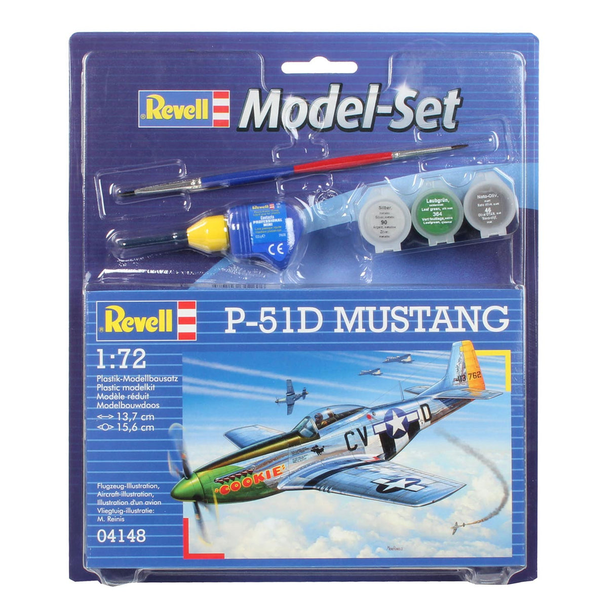 Revell -Modellsatz - P -51d Mustang