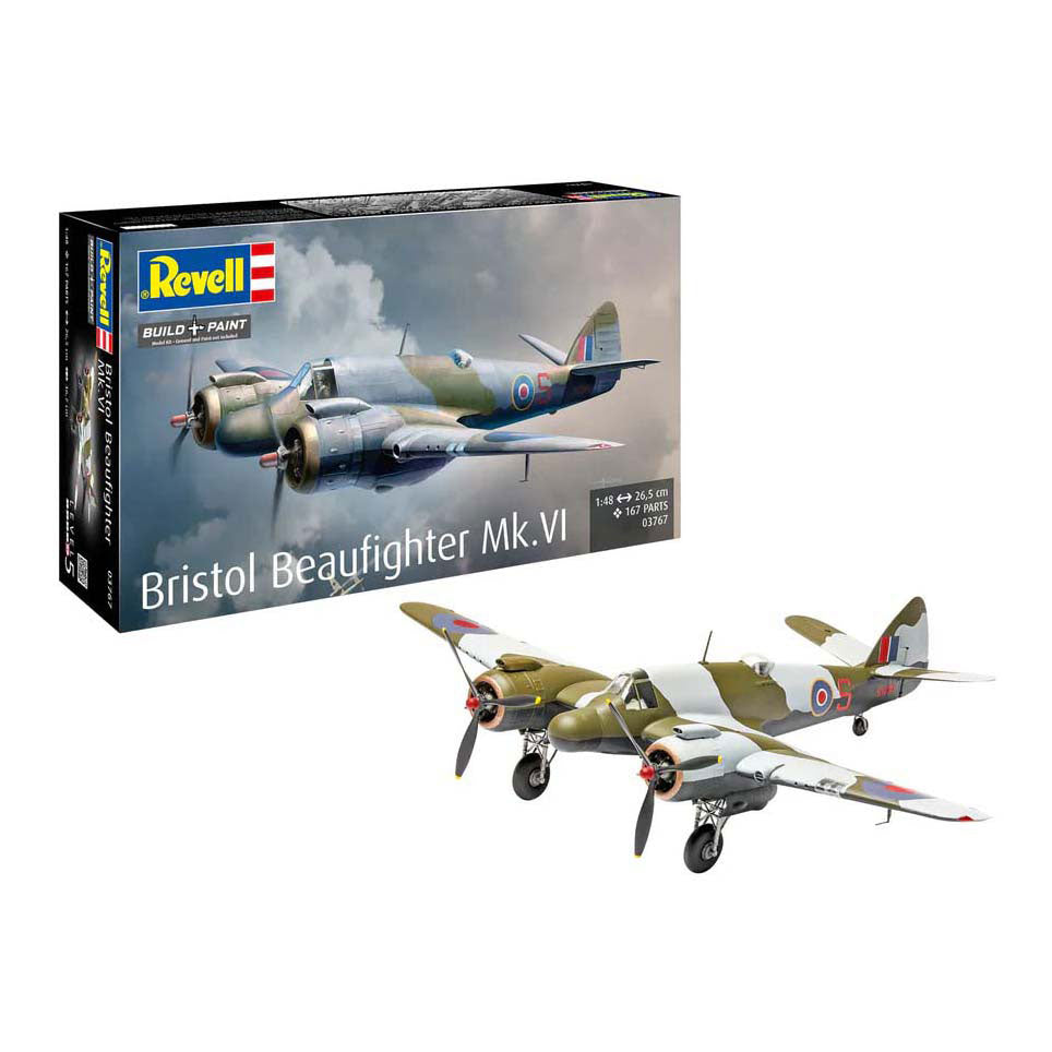 Revell Modellbausatz – Bristol Beaufighter mk. vi 1:48 - 167 Teile.