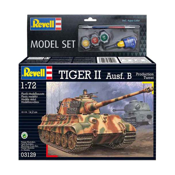 Revell Modellbausatz - Tiger II ausf. b 1:72 - 144 Stk.