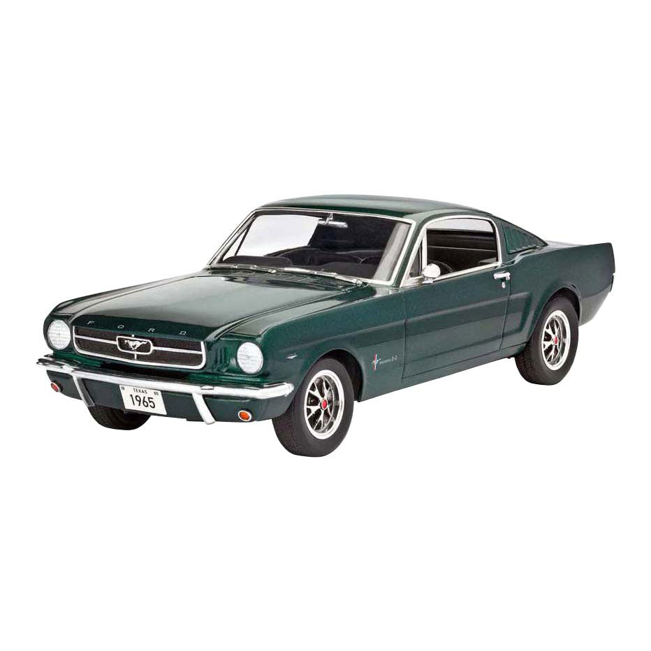 Revell Modellbausatz - 1965 Ford Mustang 2+2 Fastback 1:24 - 82-tlg. - inkl. Grundfarben