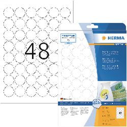 Herma 4387 etikettiert weiße bewegliche Sachen entfernt. ø 30 a4 1200 Stk.