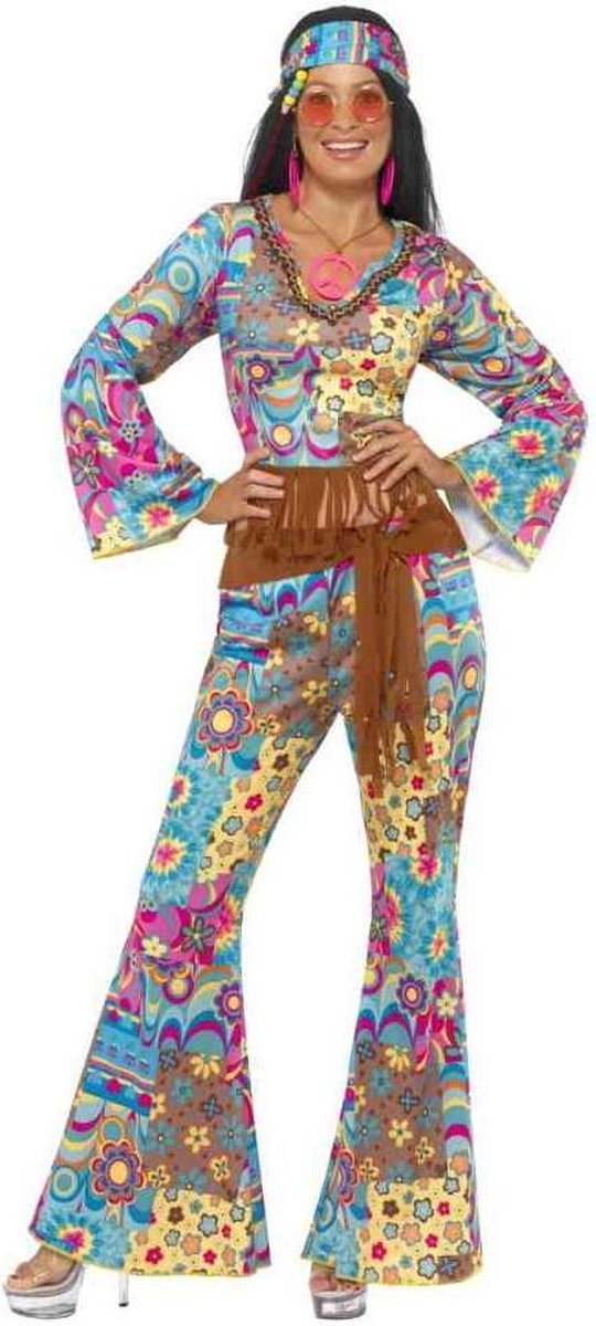 Smiffys Hippie-Flower-Power-Kostüm