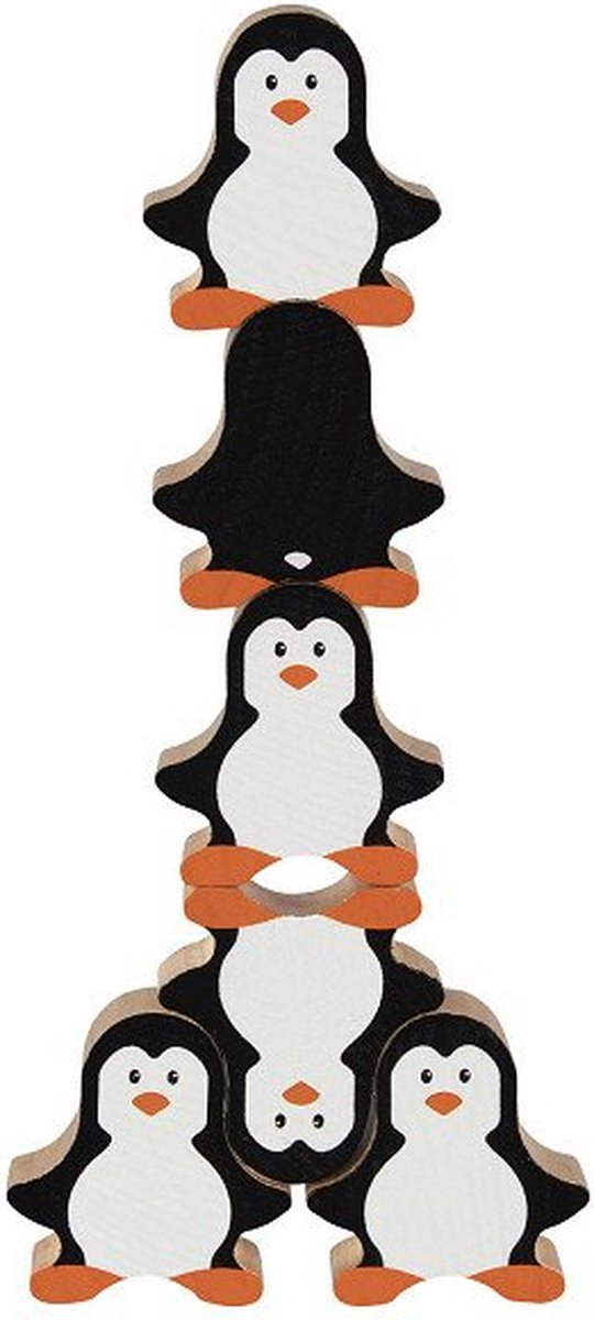 Goki Holzstapelspiel Pinguin