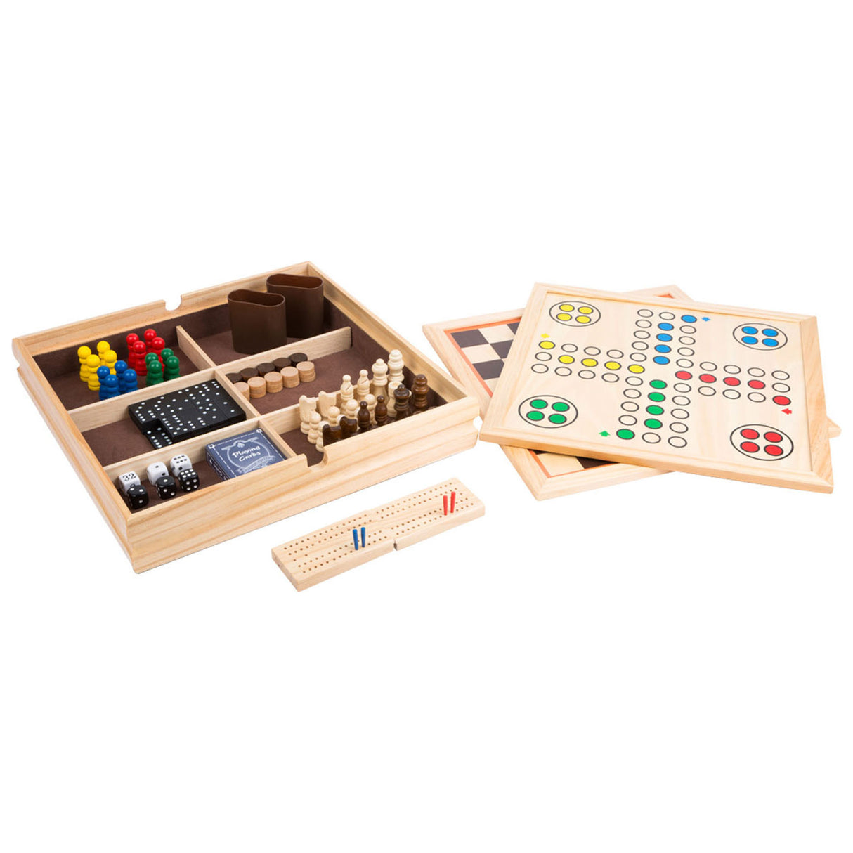 Small Foot - Spieleklassiker aus Holz 9in1