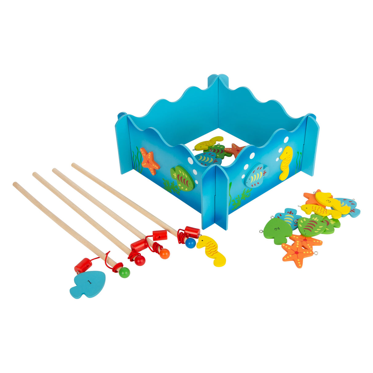 Small Foot - Angelrutenspiel Ozean aus Holz