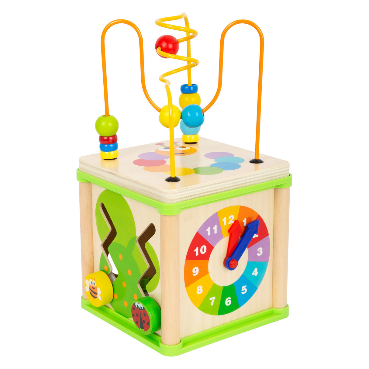 Small Foot - Motorikspirale aus Holz 5in1