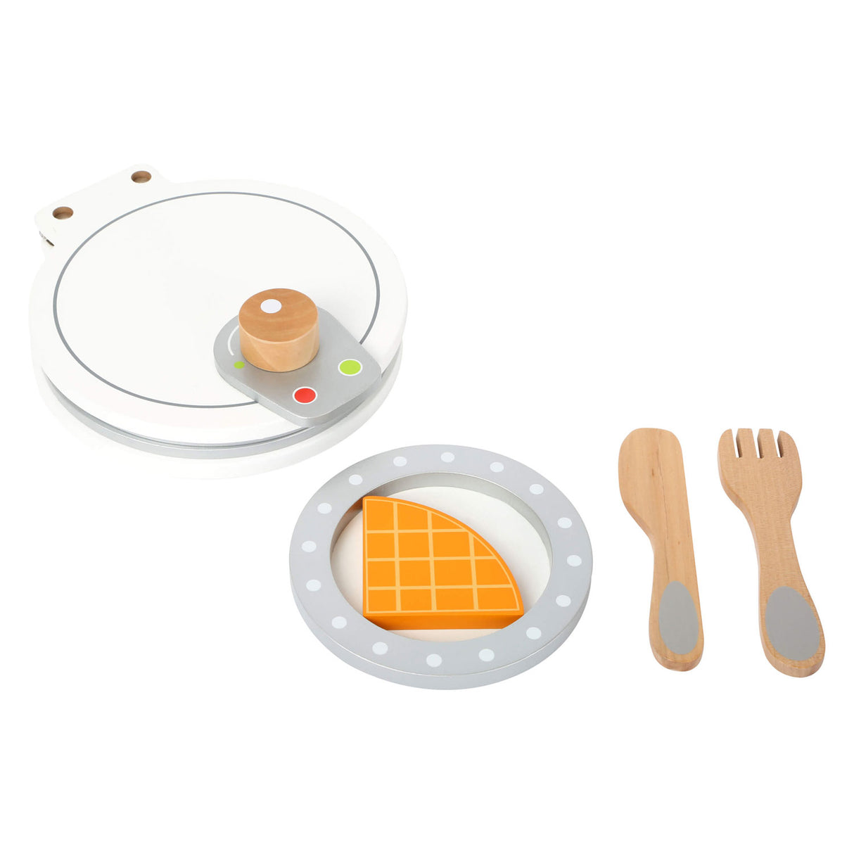 Small Foot - Waffeleisen-Set aus Holz, 8-tlg.
