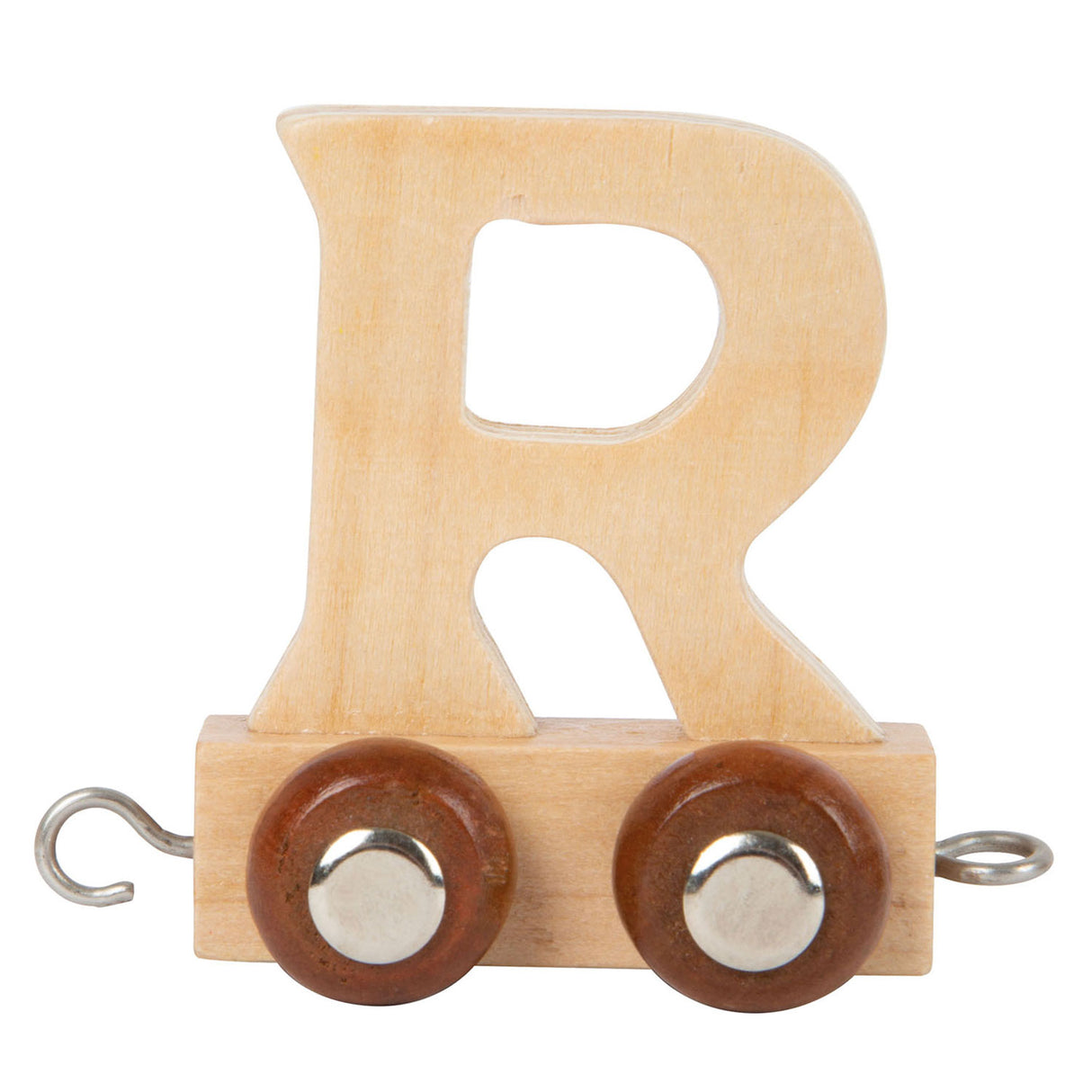 Kleiner Fuß - Buchstabenzug aus Holz - r