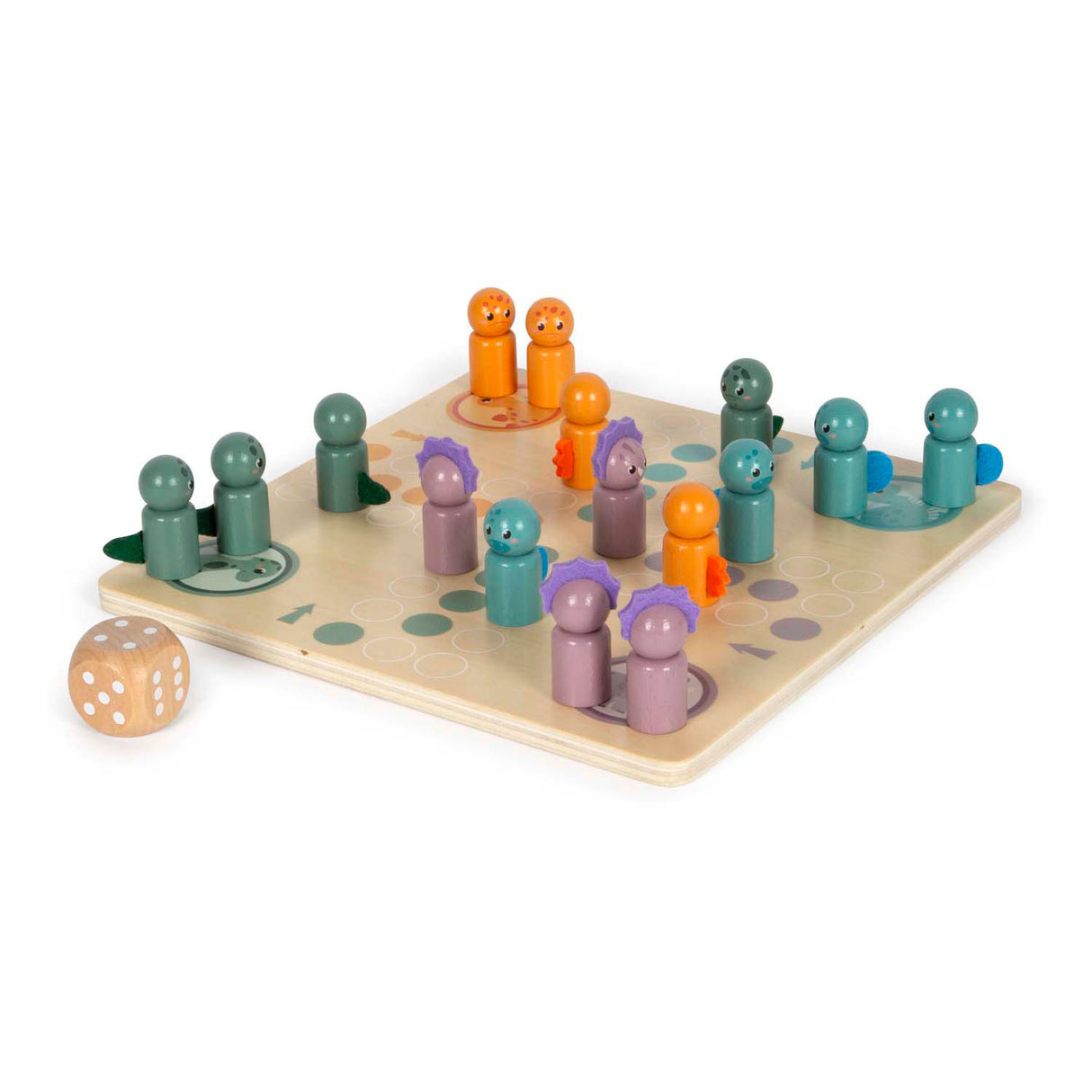 Small Foot - Dino-Ludo-Spiel aus Holz