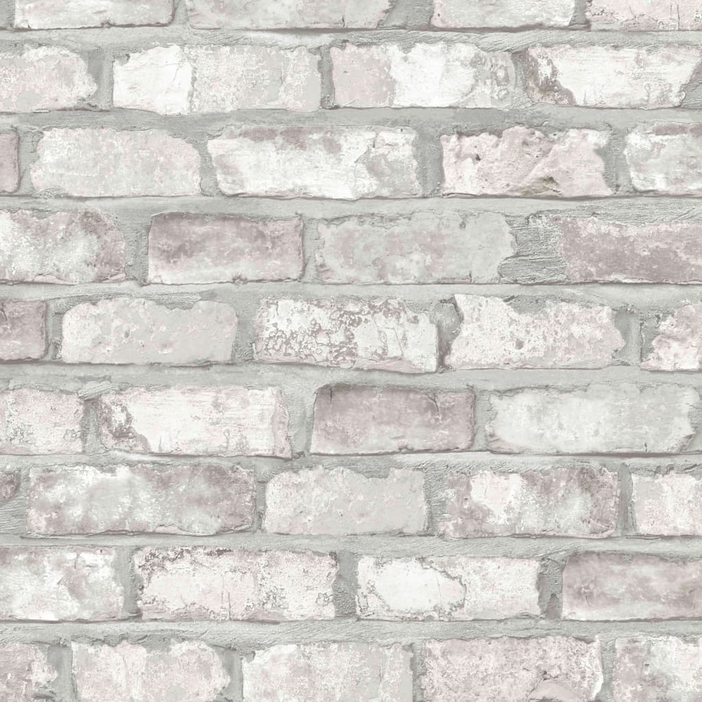 Niederländische Wandverkauftpaper Ziegel weiße EW3104