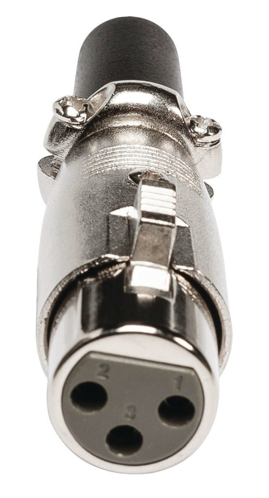 Valueline XLR-3FCL-Stecker XLR 3-polig weiblich Metall Silber