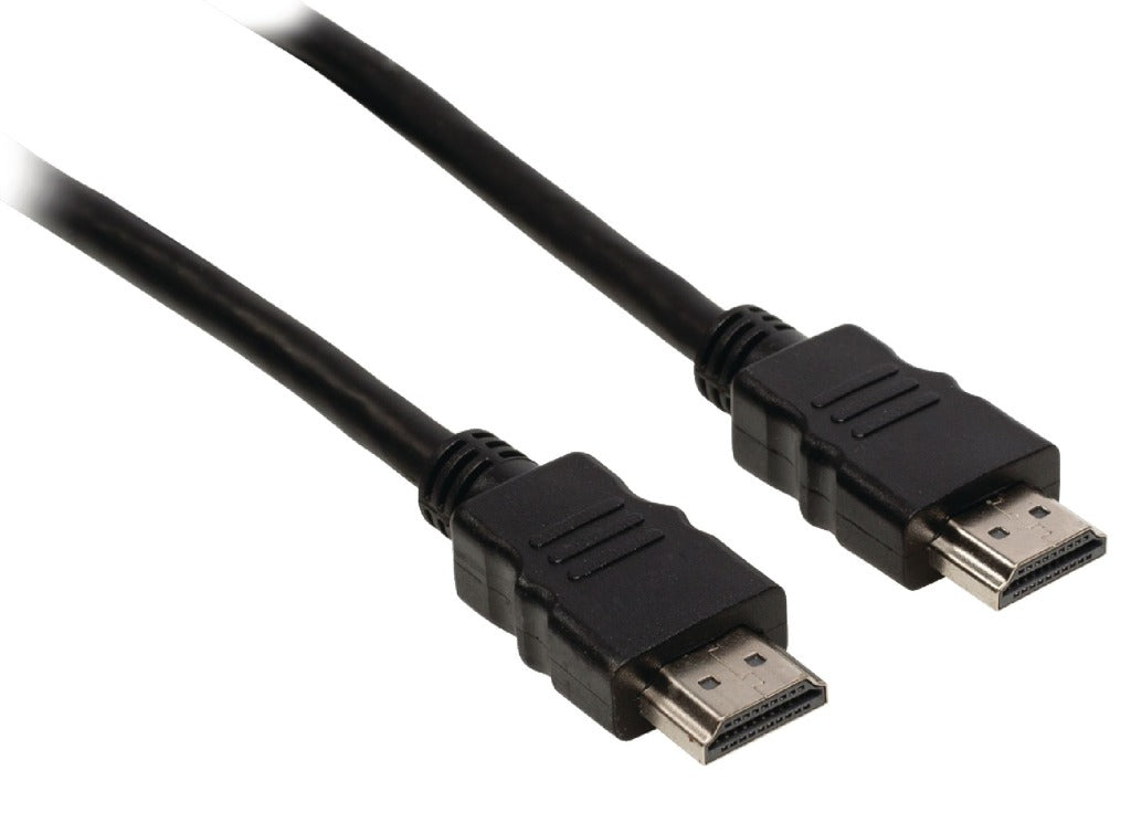 Valueline VLVB34000B10 Hochgeschwindigkeits-HDMI-Kabel mit Ethernet-HDMI-Stecker – HDMI-Stecker 1,00 m schwarz