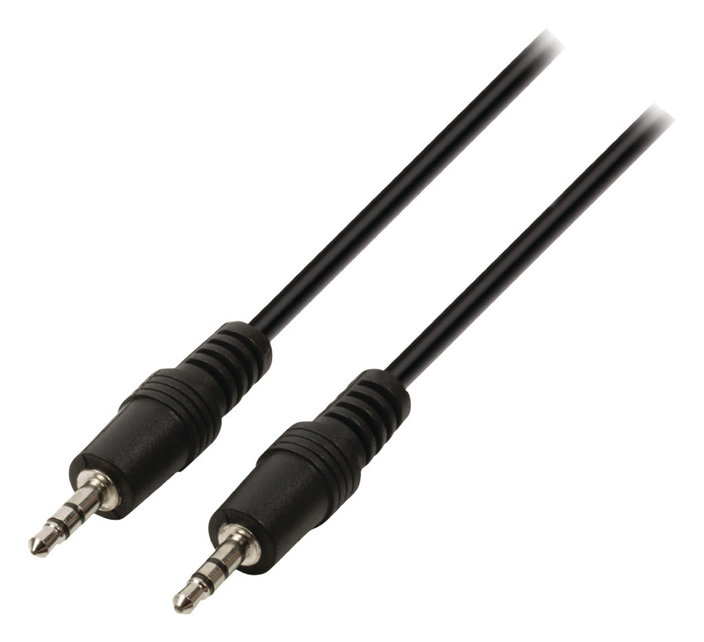 Valueline vlap22000b05 Klinken-Stereo-Audiokabel 3,5 mm Stecker – 3,5 mm Stecker 0,50 m schwarz
