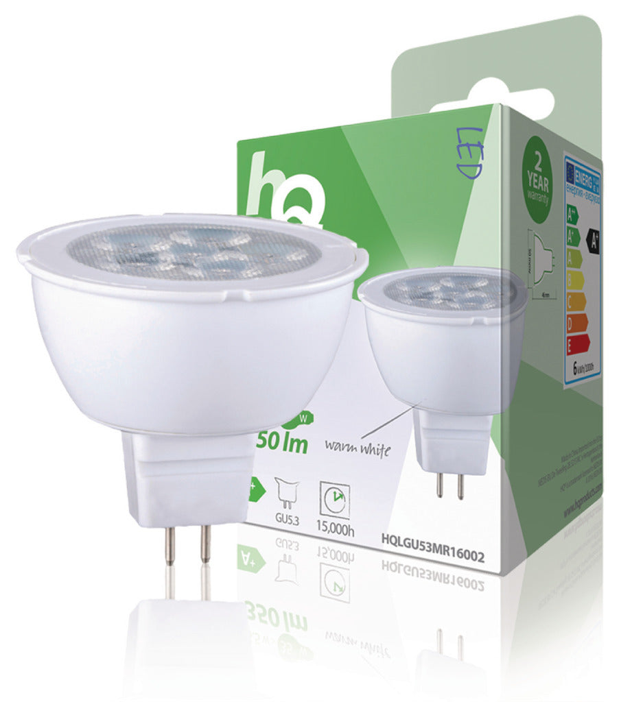 HQ LGU53 MR16002 LED-Lampe MR16 GU5.3 5,5 W 350 lm 2 700 K