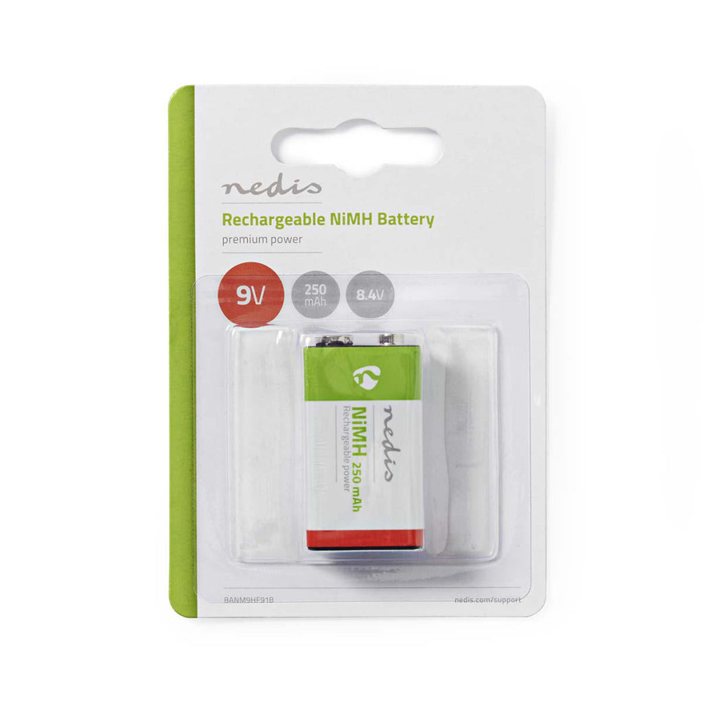 Nedis banm9hf91b wiederaufladbarer NiMH-Akku E-Block 8,4 V 250 mAh Blister