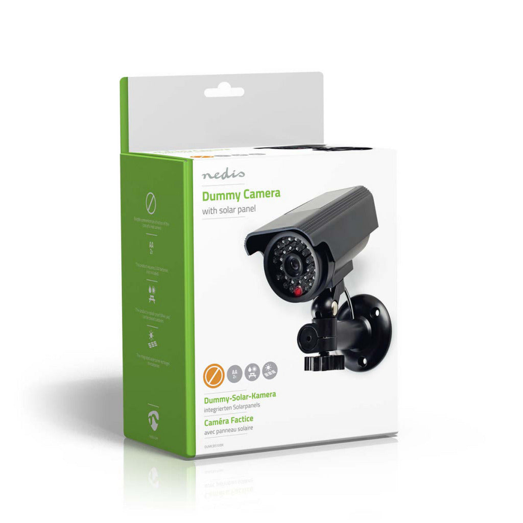 Nedis dumcbs10bk Dummy-Überwachungskamera Bullet IP44 schwarz