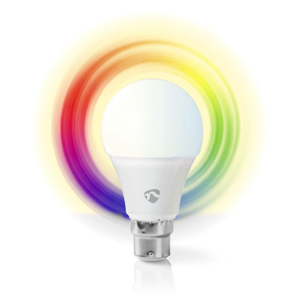 Nedis wifilw10wtb22 Wi-Fi Smart LED-Glühbirne warm bis kaltweiß B22