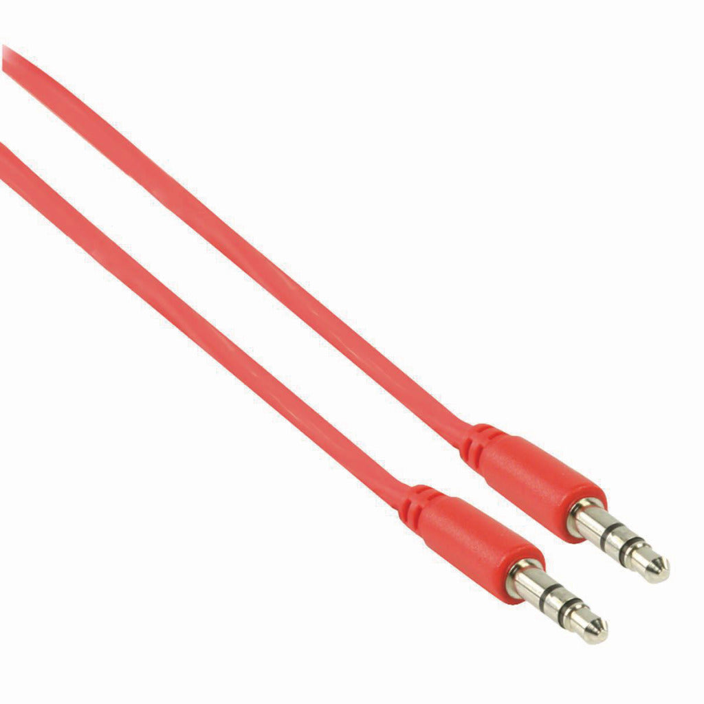 Nedis cagp22005rd10 Stereo-Audiokabel 3,5 mm Stecker – 3,5 mm Stecker 1,0 m rot