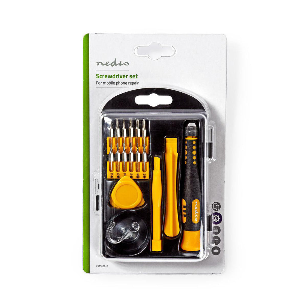 Nedis csts10017 Toolkit 17-in-1 für die Reparatur von PC, Smartphone und Tablet
