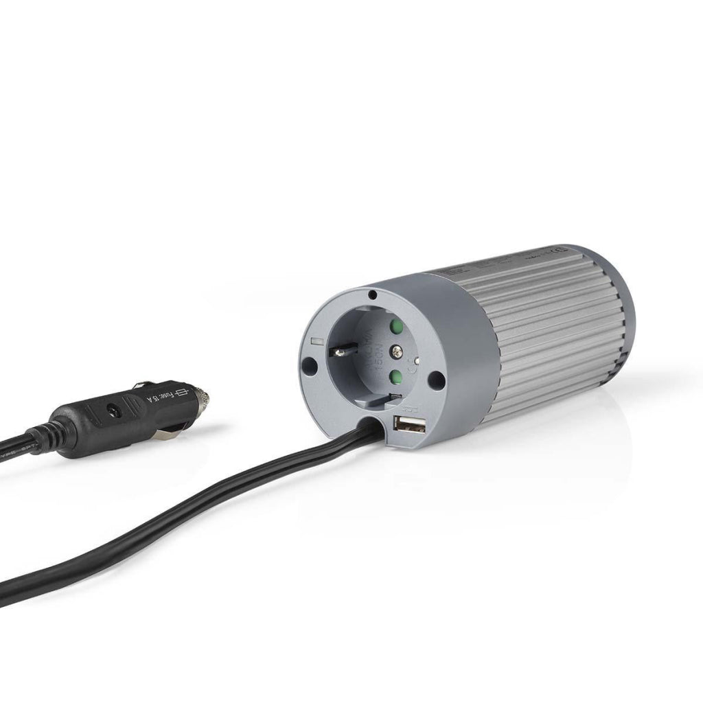 Nedis PIMS10024 Stromwandler Modifizierte Sinuswelle 24 V DC 230 V 100 W 1x Schuko 1x USB-Ausgang