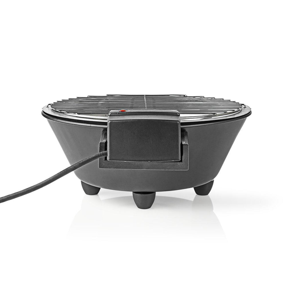 Nedis bbqe112bk Elektrogrill rund 30 cm 1250 Watt