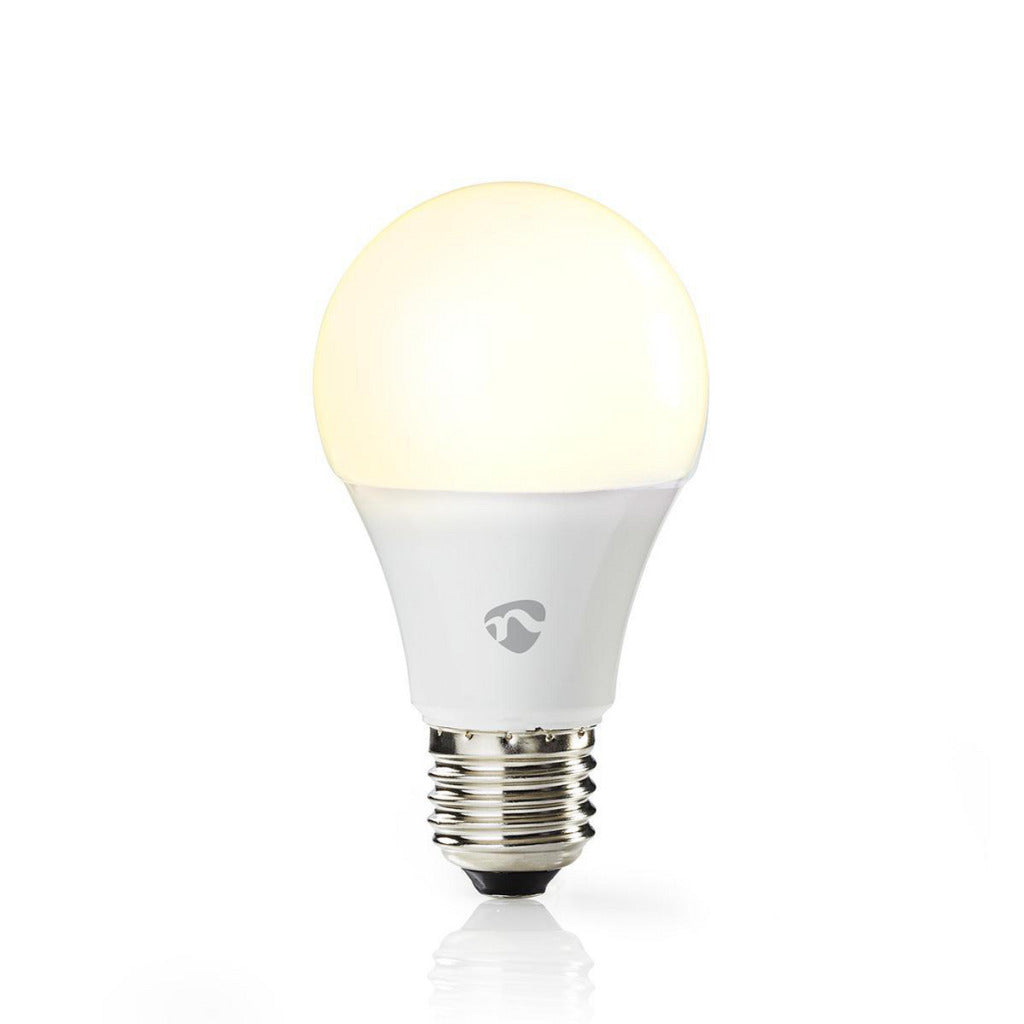 Nedis wifilw11wte27 wifi smart led-lampe warmweiß e27