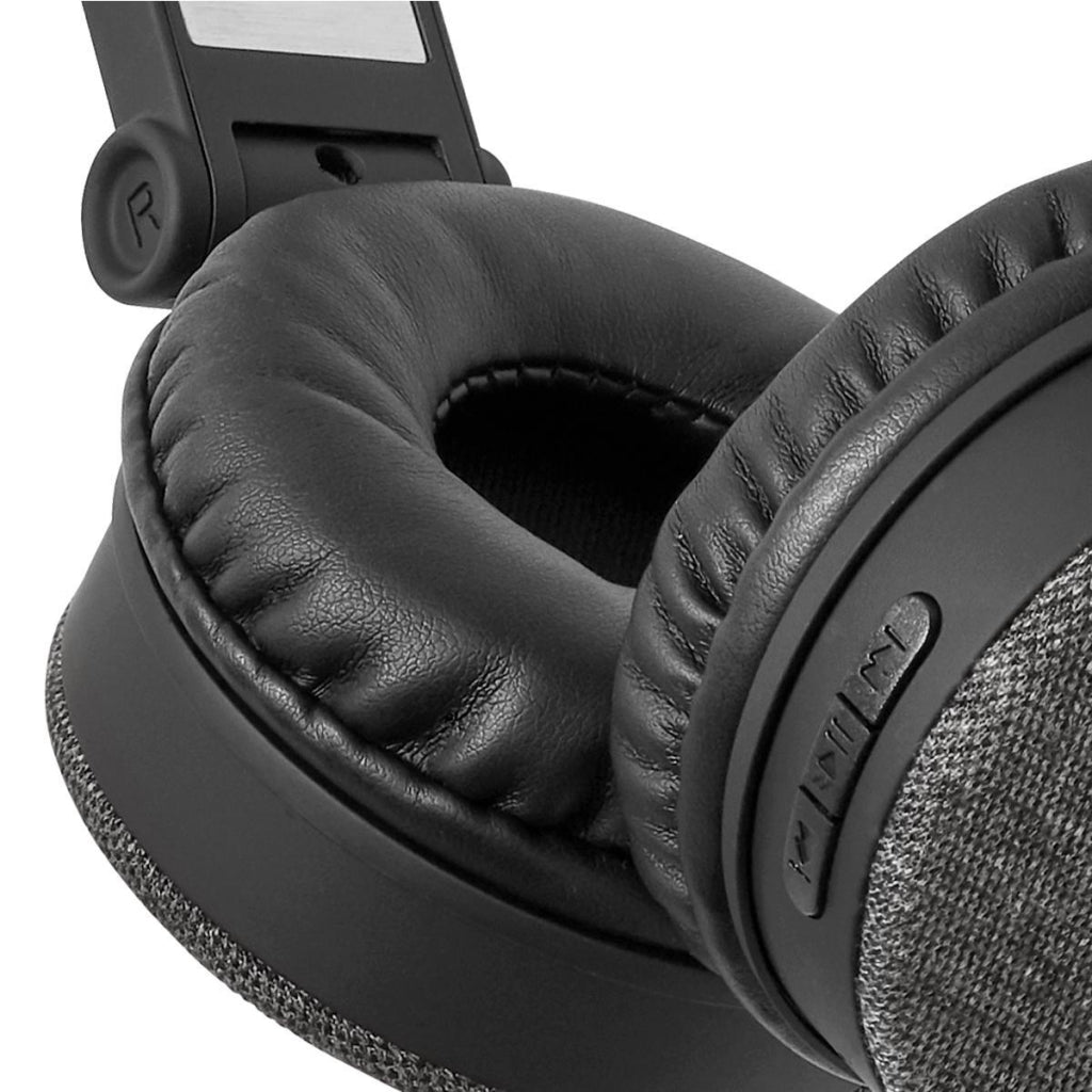 Nedis FSHP250AT Bluetooth®-Kopfhörer mit gewebtem Stoff überzogenem On-Ear | 18 Stunden Wiedergabezeit Anthrazitschwarz