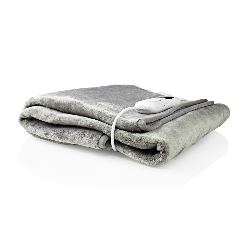 Nedis pebl130cwt1 Heizdecke, Unterbett, 150 x 80 cm, 9 Heizstufen, Kontrollleuchte, Überhitzungsschutz