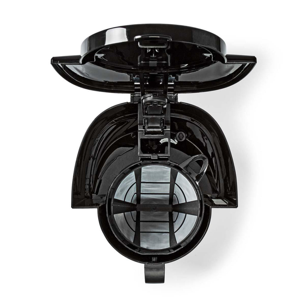 Nedis kacm250ebk Kaffeemaschine, maximale Kapazität: 1,0 l, 8 Warmhaltefunktion, Schwarz