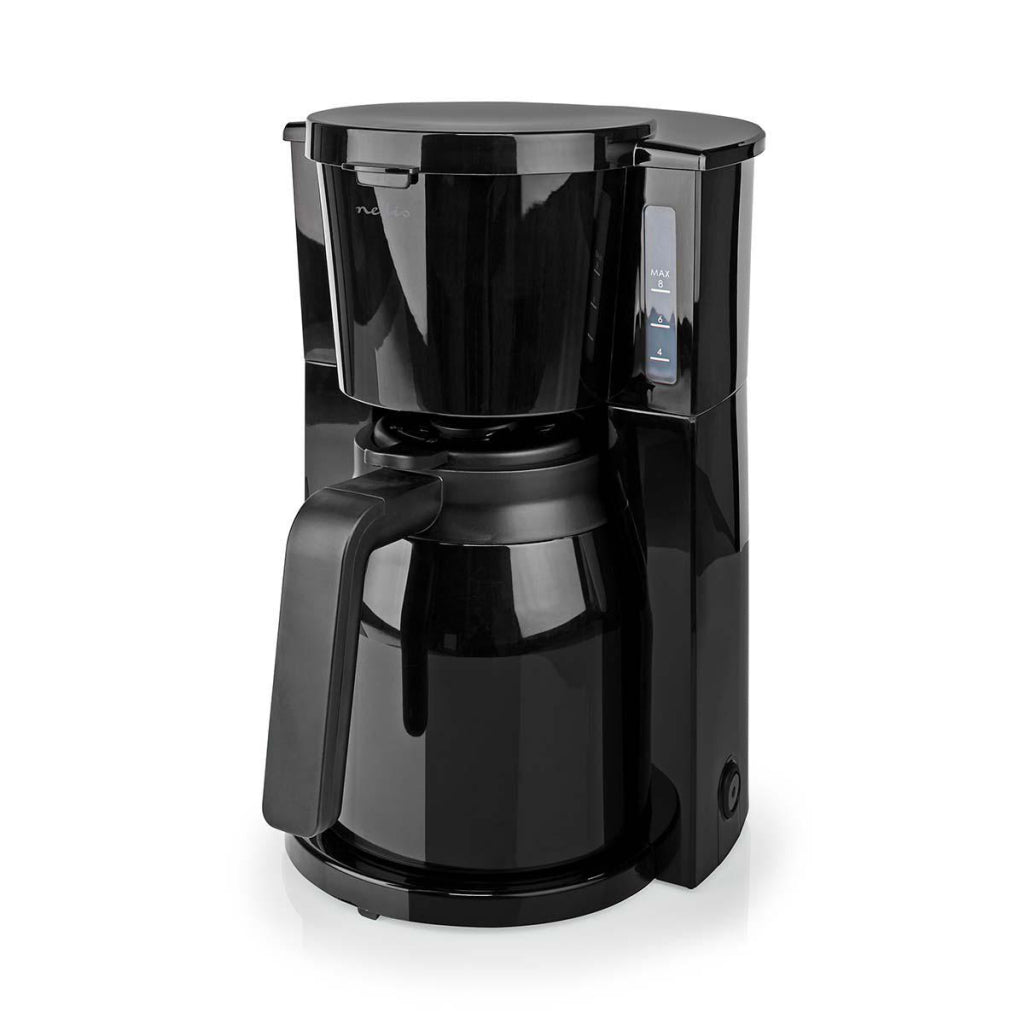 Nedis kacm250ebk Kaffeemaschine, maximale Kapazität: 1,0 l, 8 Warmhaltefunktion, Schwarz