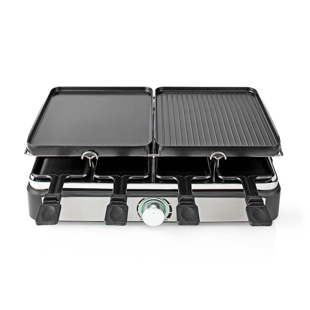 Nedis fcra300fbk8 Raclette-Steingrill für 8 Personen