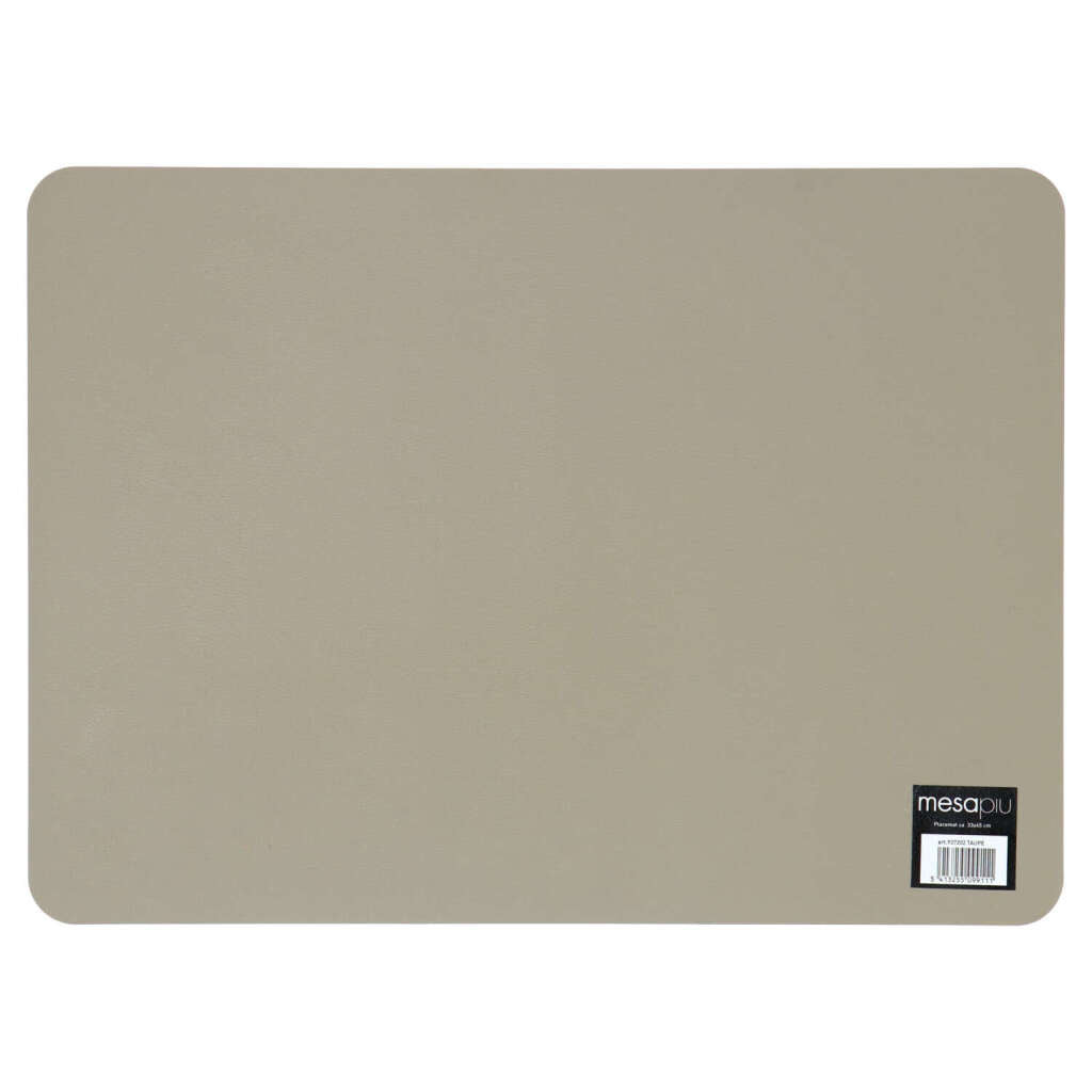 Mesapiu Mesapiu Tischset Lederoptik Taupe 45x33 cm