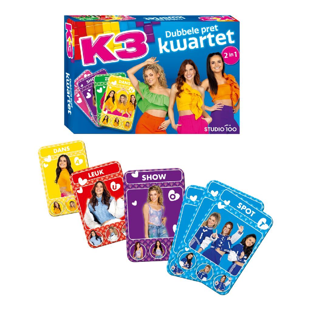 Studio 100 k3 Quartett – doppelter Spaß