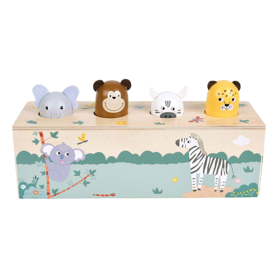 Small Foot - tanzende Holztiere mit Geräuschen Safari FSC