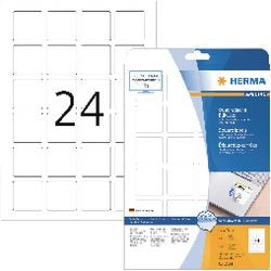 Herma-Möbeletikett. weiß 40x40 25 Blatt DIN A4 600 Stück 10108