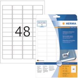 Markenzeichen von Herma ohne Markenzeichen, weiße bewegliche Gegenstände entfernt. 45,7x21,2 A4 1200 Stk