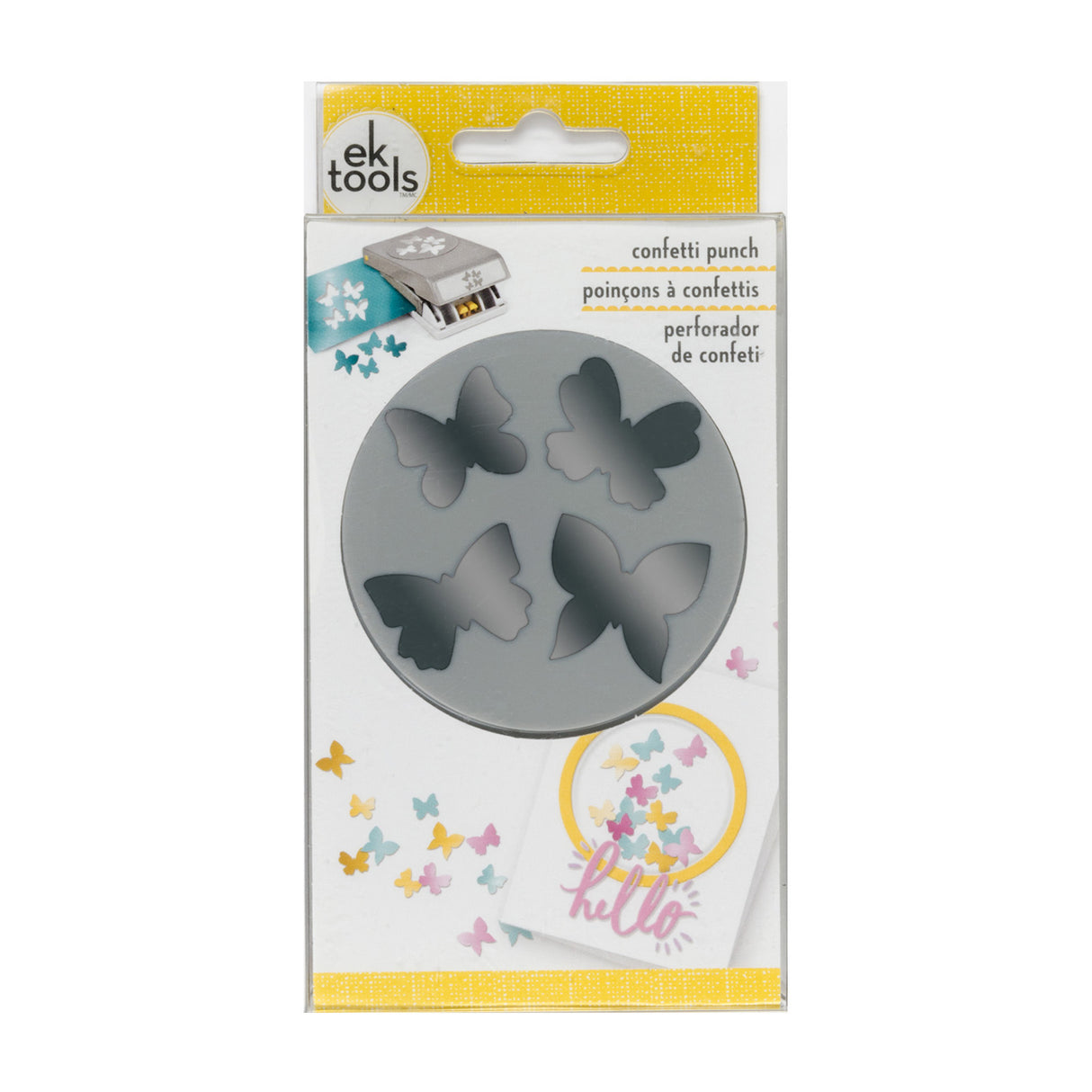 Ek Tools • Bastelstanzer, großer Konfetti-Schmetterling