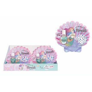 Meerjungfrau-Nagellack-Geschenkset | 16 Stück