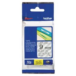 Etikettenband Brother tze121 9mmx8m schwarz transparent