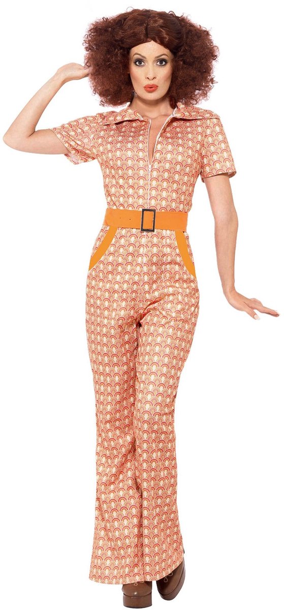 Vegaoo schickes 70er-Jahre-Kostüm für Damen – Fasching – klein