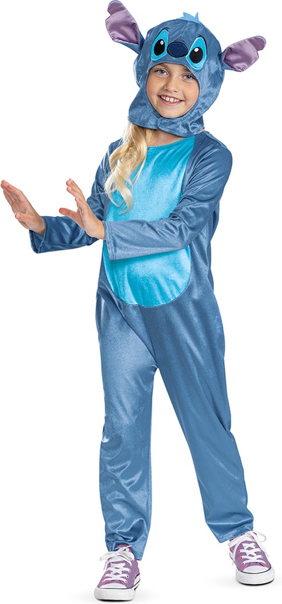Disney-Verkleidung – Lilo Stitch, Kostüm Stitch Classic, Größe M (7–8 Jahre), Kind
