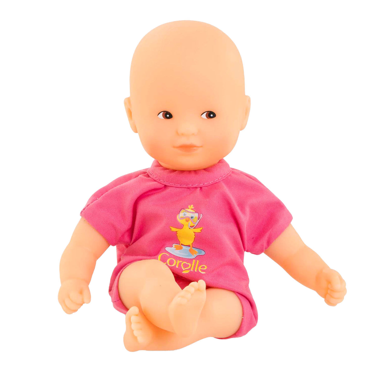 Corolle Mini-Badebabypuppe – rosa, 20 cm