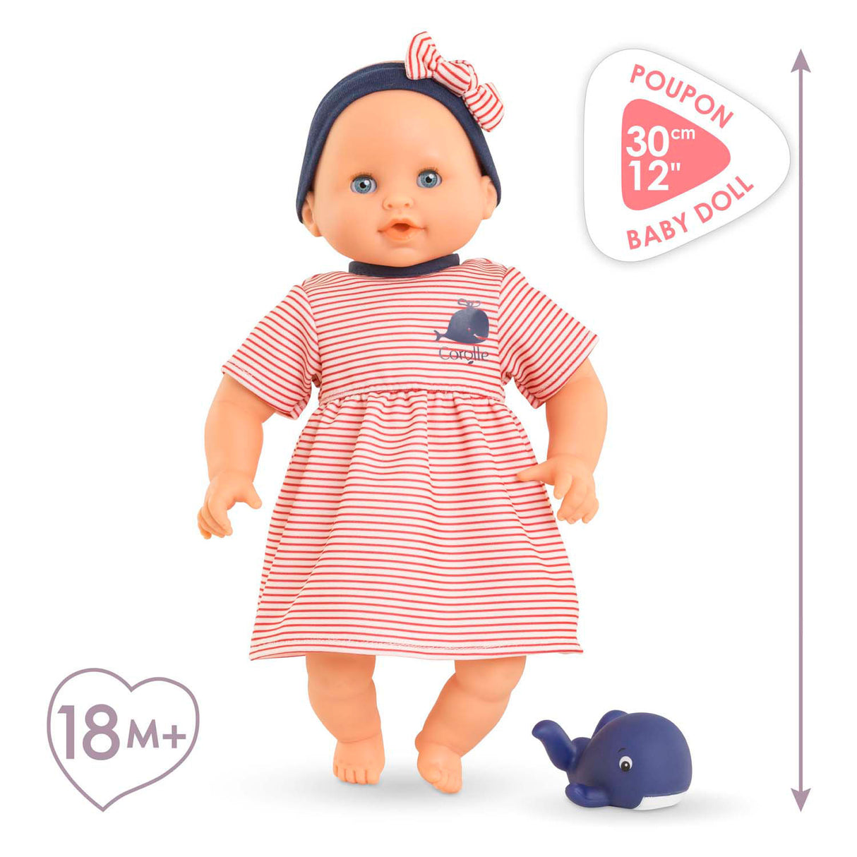 Corolle Badepuppe Calypso - Wal, 30cm