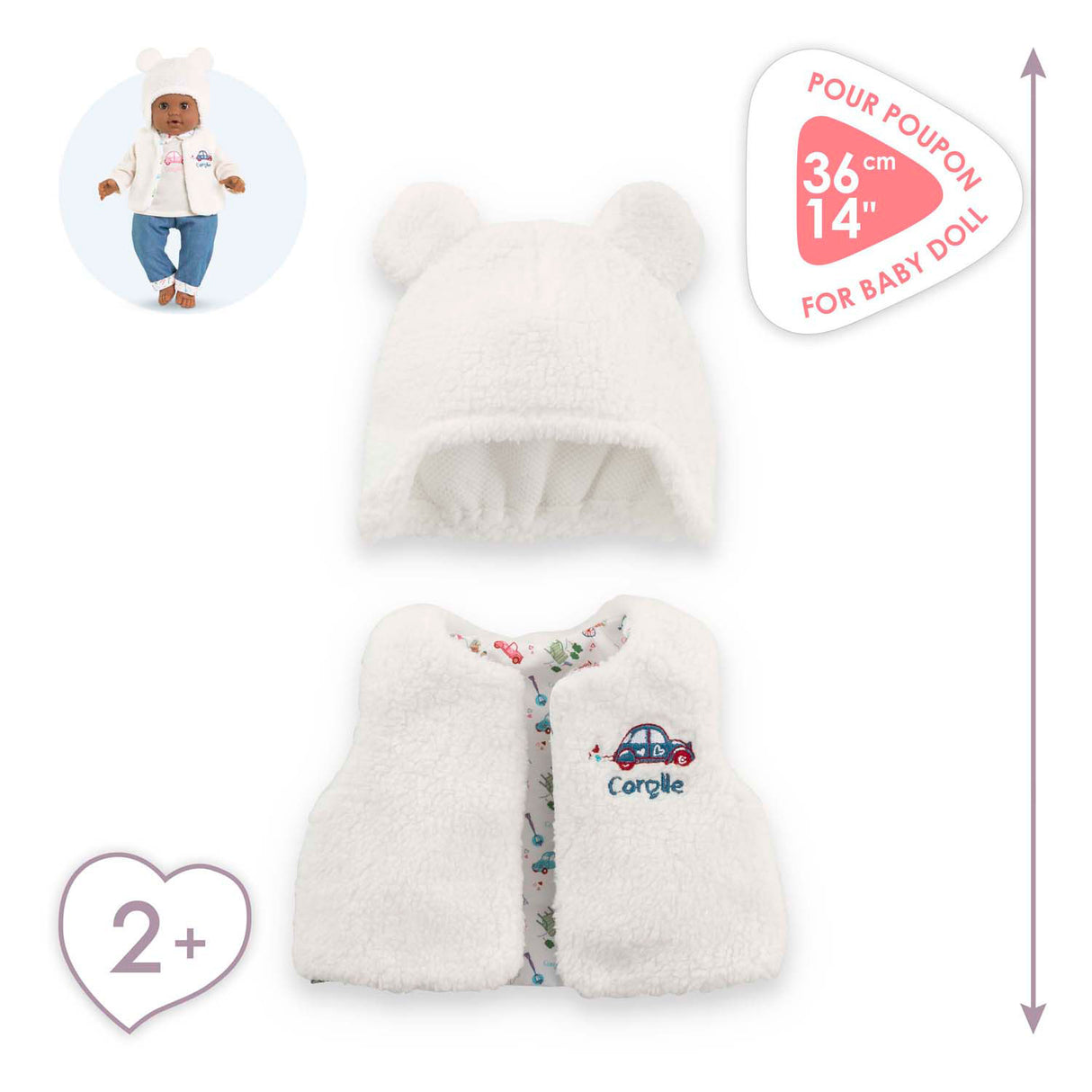 Corolle Winterset für Babypuppe, 36cm