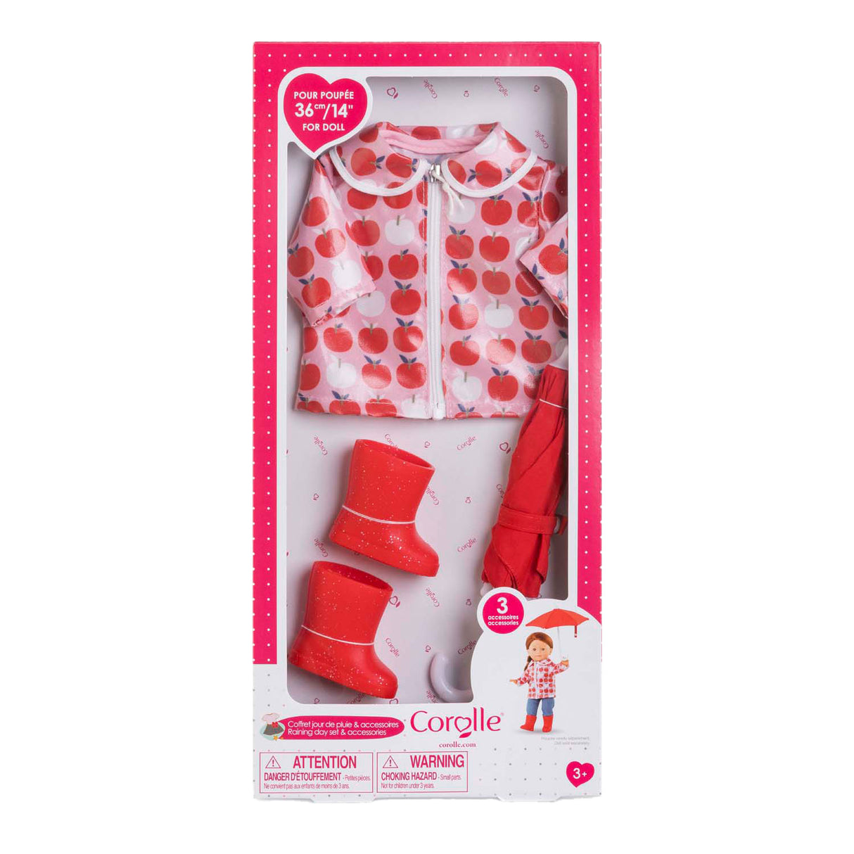Corolle Regenset - Zubehör für Puppen, 36cm
