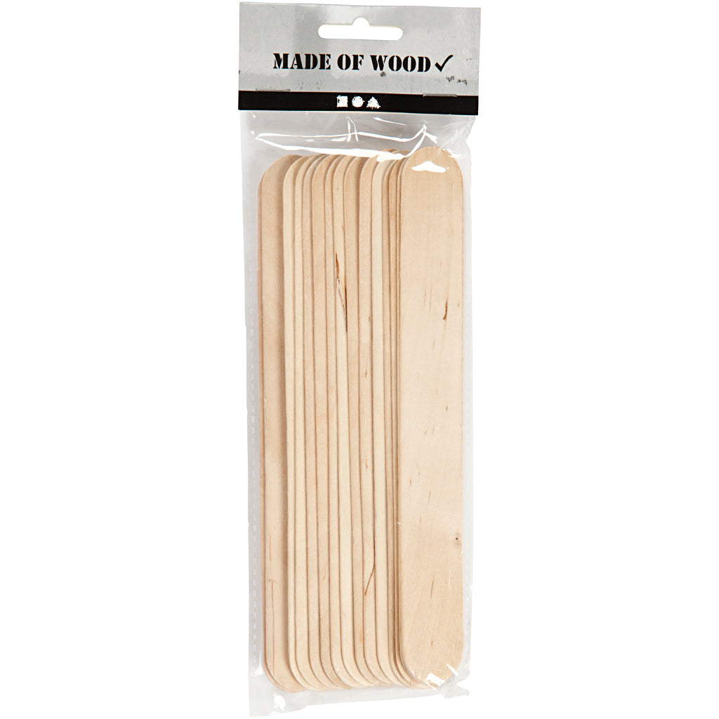 Holzhandwerkstäbe lang, 15st. (20x25mm)