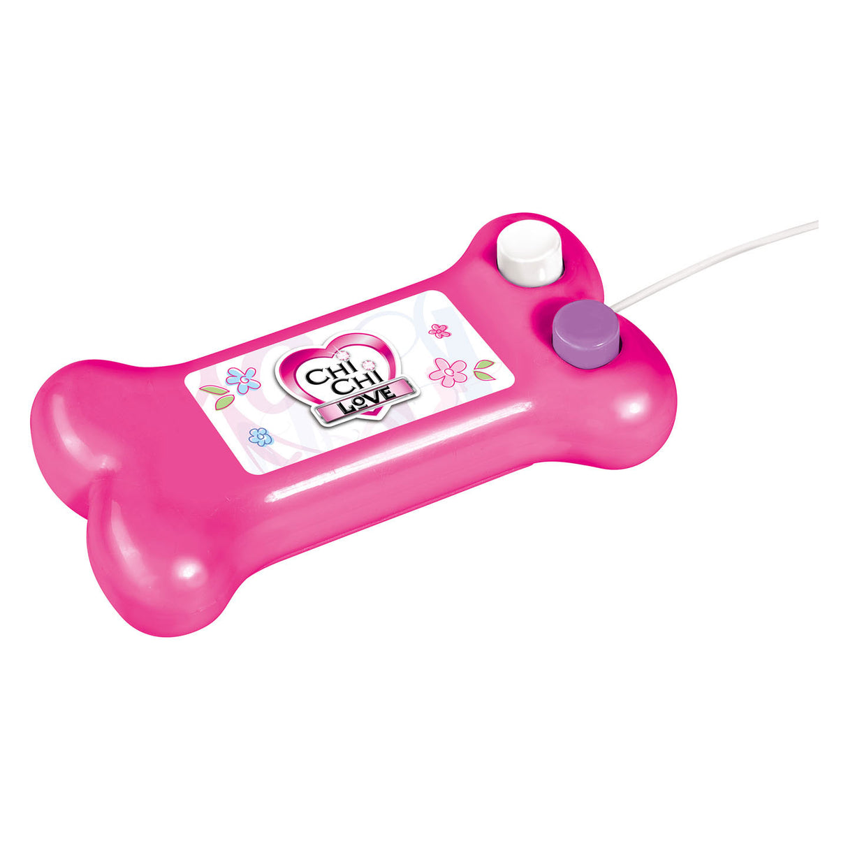 Simba maskotka chi chi love słodki szczeniak, na kabel, r?owy, 17 cm