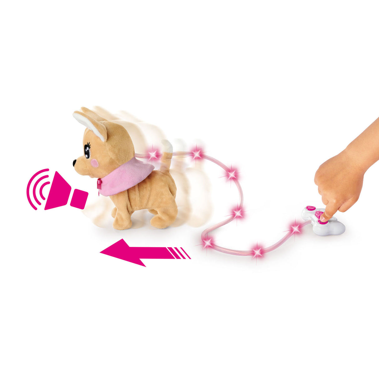 Simba Chi Chi liebt faulen Hundespaziergang mit Fernbedienung