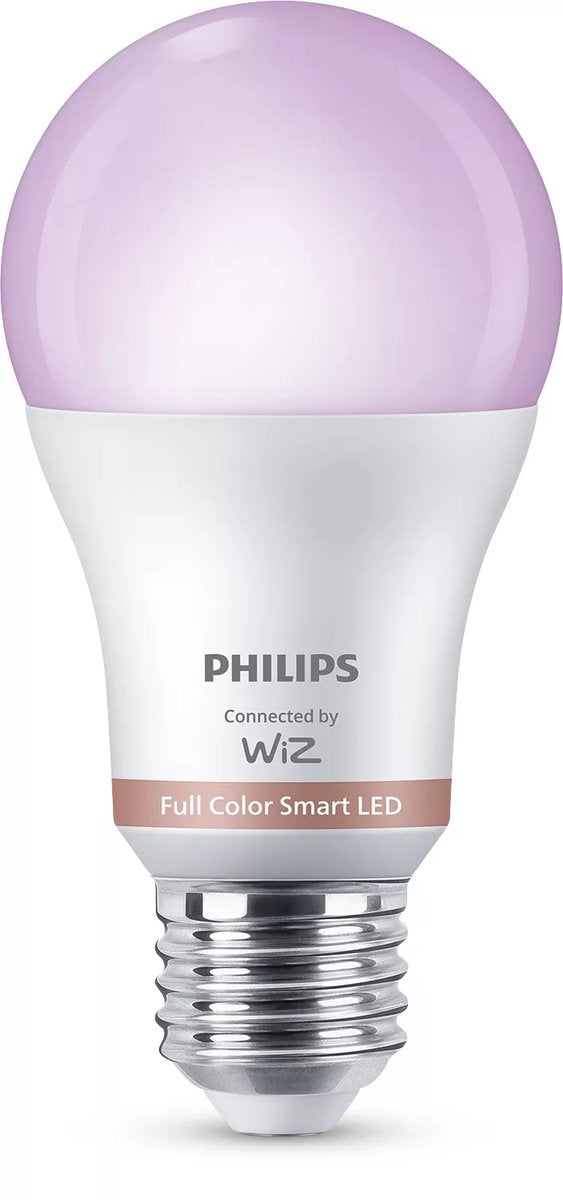 Philips led philips smart lighting - lamp 2-pack - slimme led-verlichting - gekleurd en wit licht - e27 - 60w - mat - wi-fi